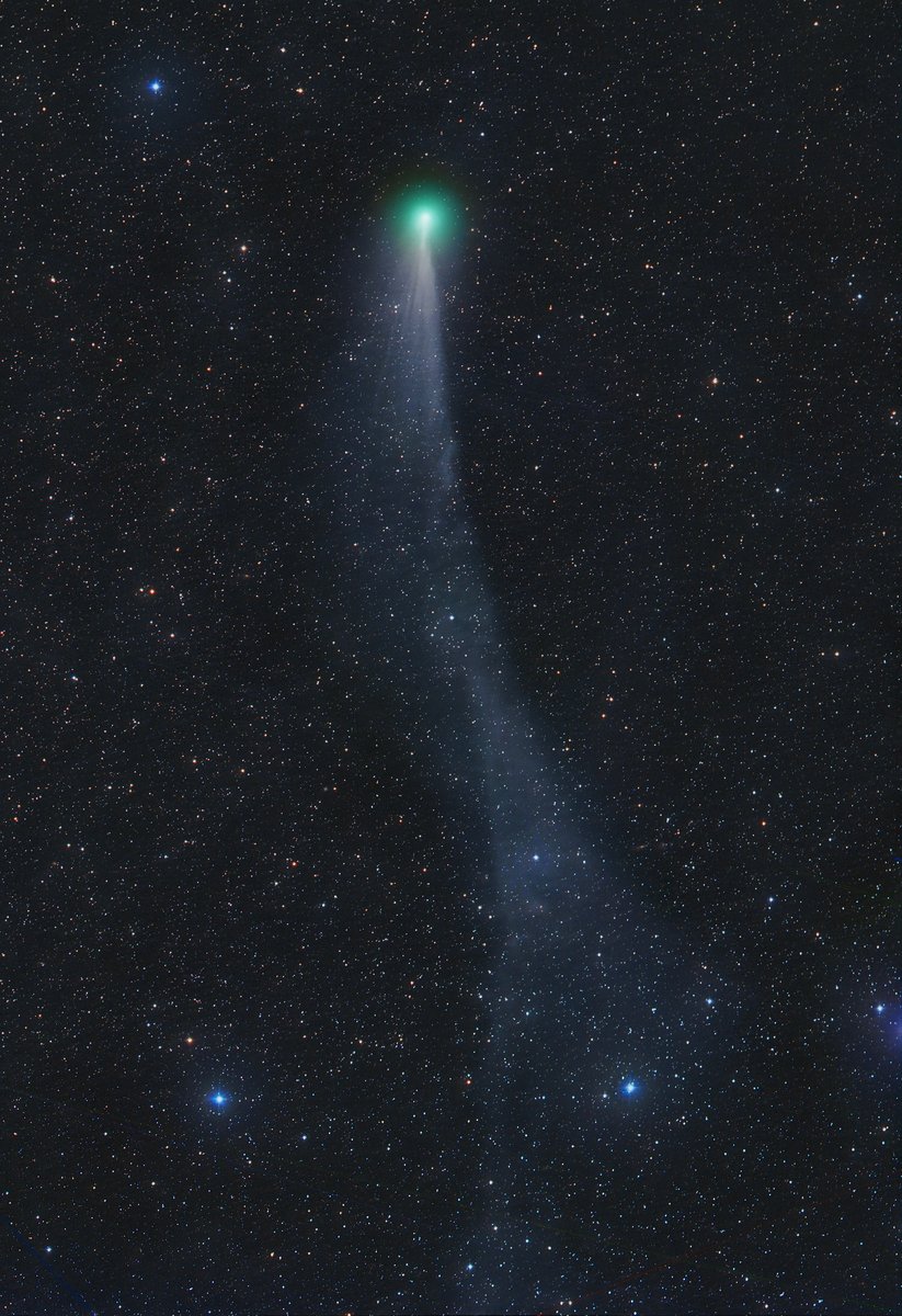 Komet123Jager's tweet photo. 12P/Pons-Brooks 2024 feb. 16 UT 4.15 UT 40min RGB 11" RASA QHY600 Michael Jäger https://t.co/OgXtkrr18l