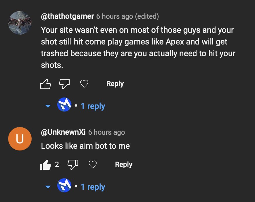 Maxifi's tweet image. The duality of YouTube comments.