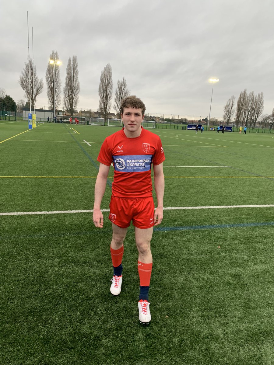 First run out today for Lewis in the ⁦@hullkrofficial⁩ colours against ⁦@WTrinityRL⁩ Reserves. Great to see him enjoying the opportunity-tremendous team spirit from ⁦@hullkrofficial⁩ boys today. Looking positive.