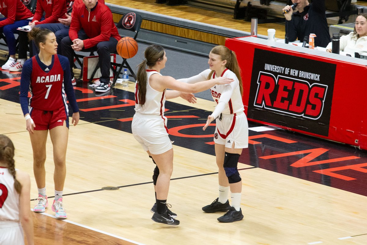 WBB: It was just for a moment, but it was so good to see Reese Baxendale check in for <a href="/RedsWBB/">UNB Women's Basketball</a> in Saturday's game against <a href="/AcadiaAthletics/">Acadia Athletics</a> 
#goredsgo