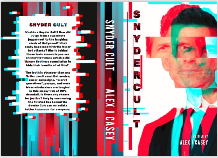 SnyderCultBook's tweet photo. The great thing about having an upload error for ebook platforms is that it made me go back and optimize the file. This gave me an opportunity to report on brand new events that have transpired in the last 2 months. Thanks for giving me more creative juice everybody. https://t.co/6krxngTGT1