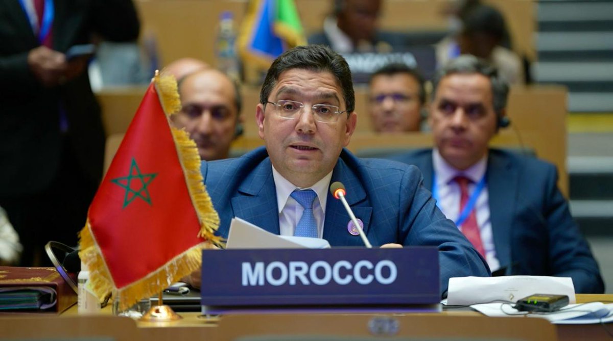 M. Nasser Bourita a prononcé, aujourd’hui à Addis-Abeba, une allocution lors du 37ème Sommet de l’Union Africaine.
🔗tinyurl.com/554tz6yk
 <a href="/AUC_MoussaFaki/">Moussa Faki Mahamat</a>
