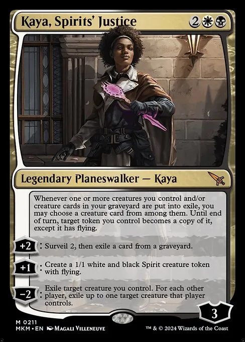 NakoCaster's tweet photo. @JuecesMagic tengo una duda con una interacción entre Kaya y Carruaje de Esika. Si con la habilidad de Kaya creo una copia de una criatura en un  token y luego utilizo el Carruaje de Esika para copiar ese token, que resultado tengo?,  copia del token original o la criatura? https://t.co/qUt2QrqSkL