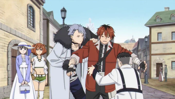 #葬送のフリーレン 22話。一次試験も無事終わり日常回。シュタルクとフェルンのやり取りで癒される。それにカンネとラヴィーネのやり取りもツボですな。ヴィアベルも別人だし、こういうの大好きだわ。デンケン、ラオフェンの祖父孫関係も良きだね。 
