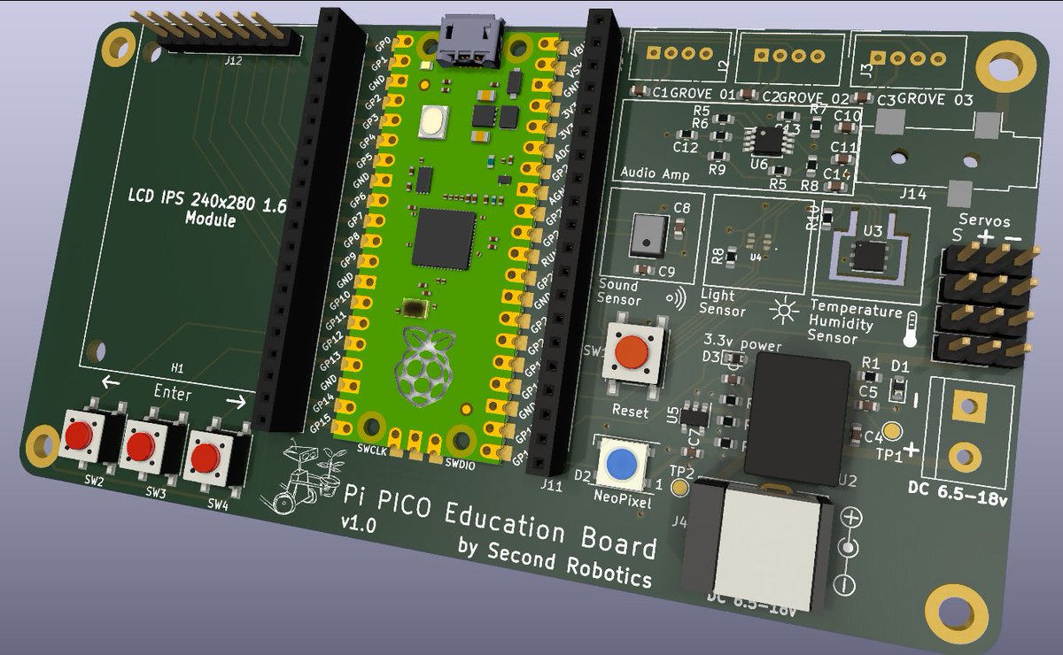 Second Robotics (@secondrobotics) on Twitter photo Something very exciting is coming from the Second Robotics team! A very special PICO based Education board with guided projects in work. <a href="/raspberrypi/">Hannah Keating</a> #electronics <a href="/adafruit/">adafruit industries</a> <a href="/digikey/">DigiKey</a> <a href="/sparkfun/">SparkFun Electronics</a> #STEM Something very exciting is coming from the Second Robotics team! A very special PICO based Education board with guided projects in work. <a href="/raspberrypi/">Hannah Keating</a> #electronics <a href="/adafruit/">adafruit industries</a> <a href="/digikey/">DigiKey</a> <a href="/sparkfun/">SparkFun Electronics</a> #STEM