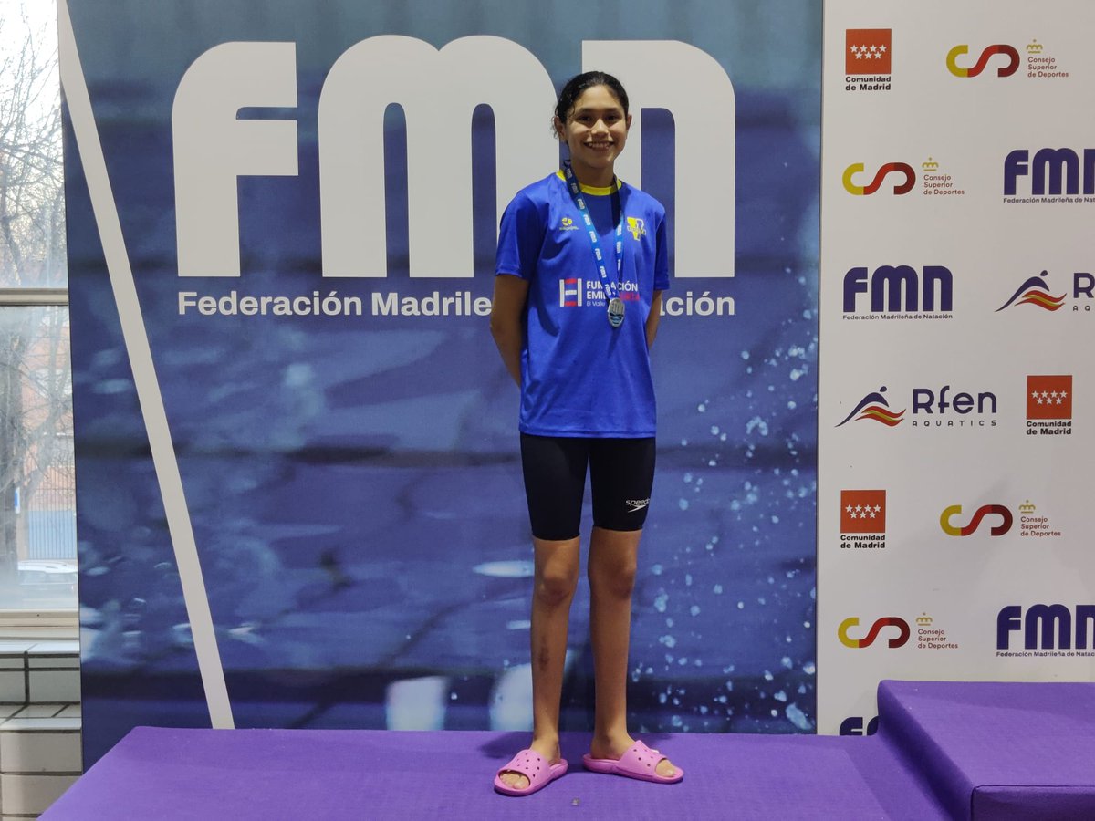 CDEElValle's tweet photo. Y seguimos:
🥈 Relevo Mixto 4x100X Subcampeones (Alejandra Infantes, Marco Hernández, Iñaki Martínez y Valeria Gutiérrez)
🥉 Noa Herranz 50E
🥈 Alejandra Infantes Subcampeona de Madrid 800L

¡Enhorabuena! https://t.co/mxEZqp1DjM