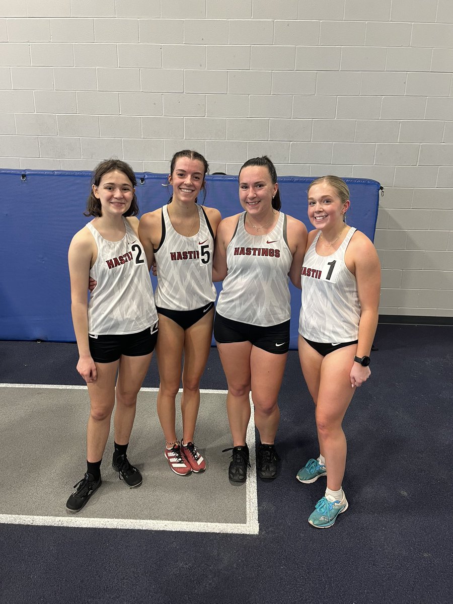 HC ladies racewalkers go 1-2-3-5 in GPAC. Great work ladies.
🥇- Tristyn DiPentino
🥈- Baylee Evarts 
🥉- Ava Bracken
🏅 - Carley Davis