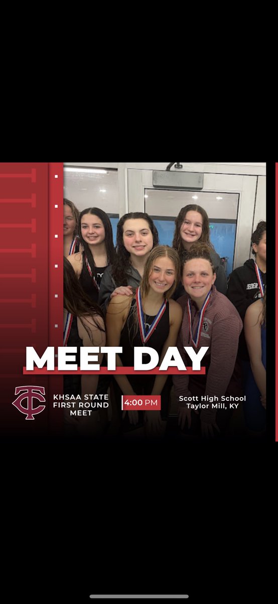 Your girls state team competes this afternoon!! Let’s go CREEKfish!!