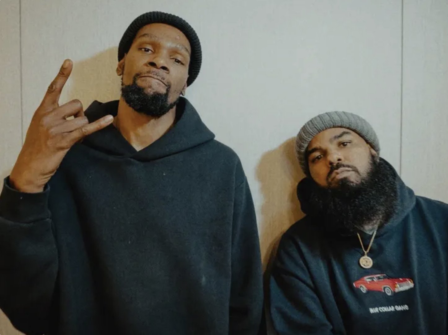 Atlanta Black Star on X: Kevin Durant drops the visuals for Scared Money  with rapper Stalley, showing off his backpack rap style.    / X