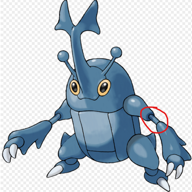 roxyellen_'s tweet photo. @frillyfia not totally confident on this but could be heracross' arm maybe? i also considered manaphy but not sure about that either https://t.co/Ez8I8OFQ7D