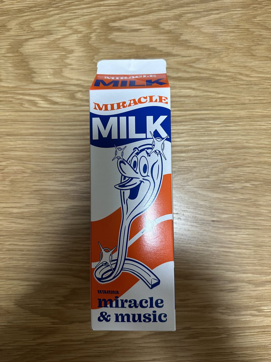 ega_ym's tweet photo. 開封式。金城さん天才か
#愛はズボーン
#MIRACLEMILK https://t.co/eG3ZXh47e0
