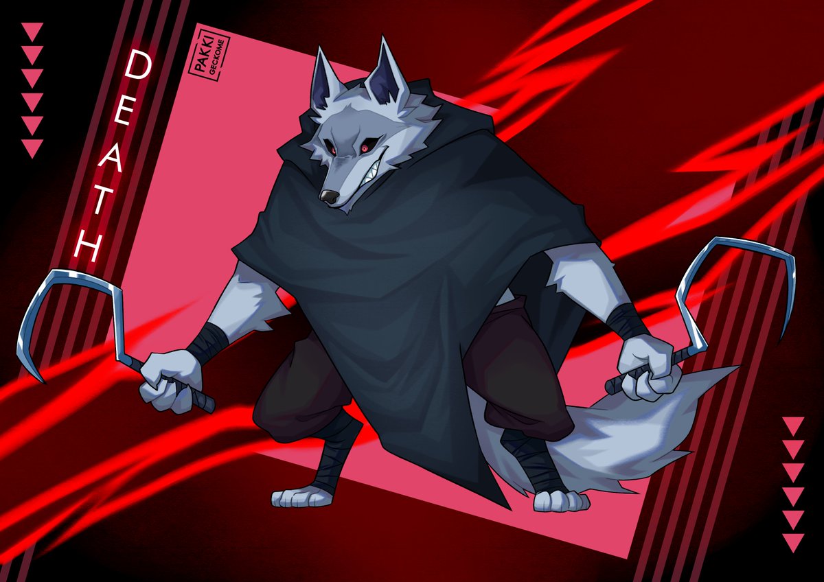 PGeckome's tweet photo. This drawing was on hold for so many months, but finally I finished it.

[ #pussinboots #thelastwish _ DEATH _ 2023-2024 ] https://t.co/IYCB7mSRkS