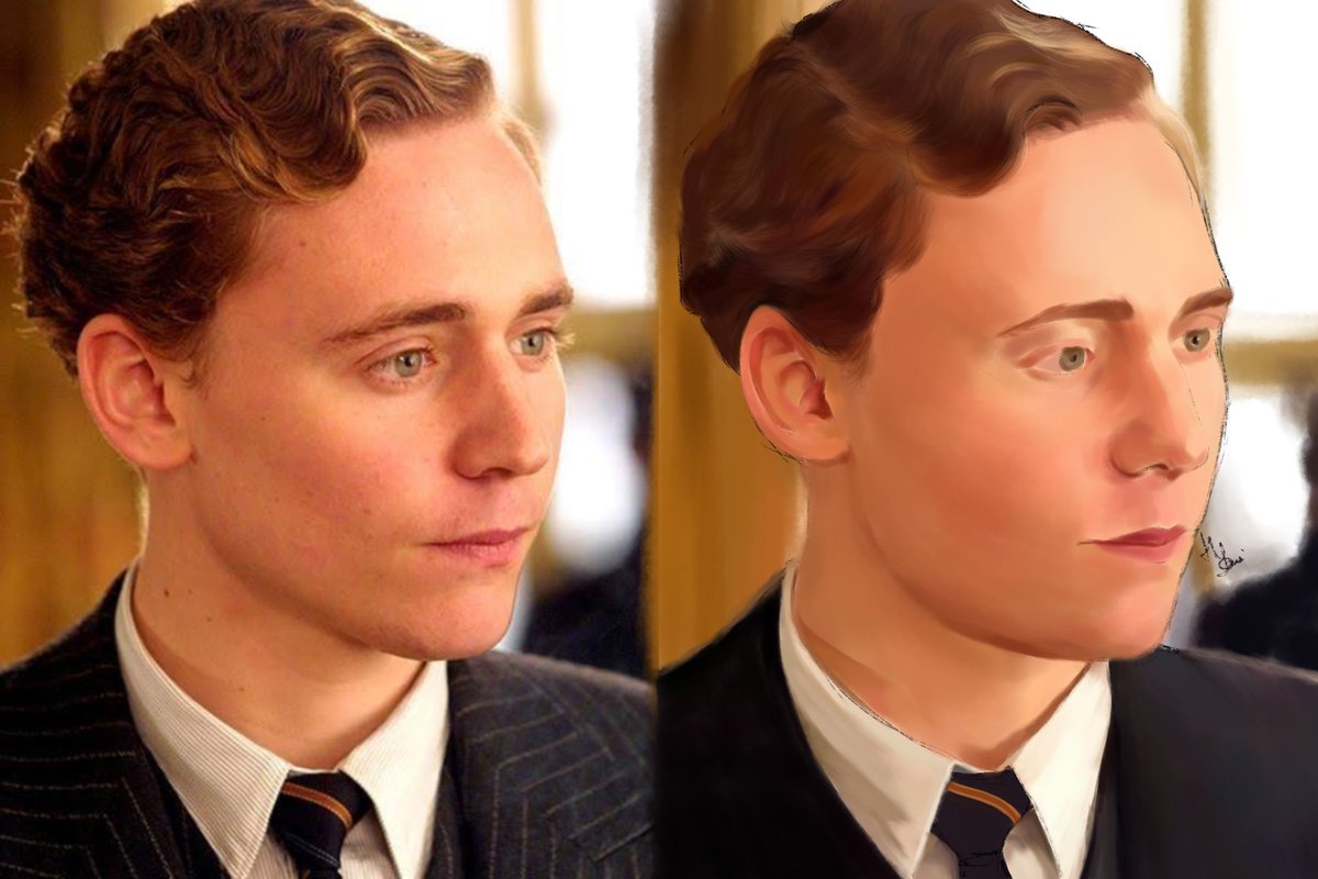 FelipeOrietnom's tweet photo. Tom Hiddleston face study update. 

#artstudy https://t.co/tptI0bmBmE