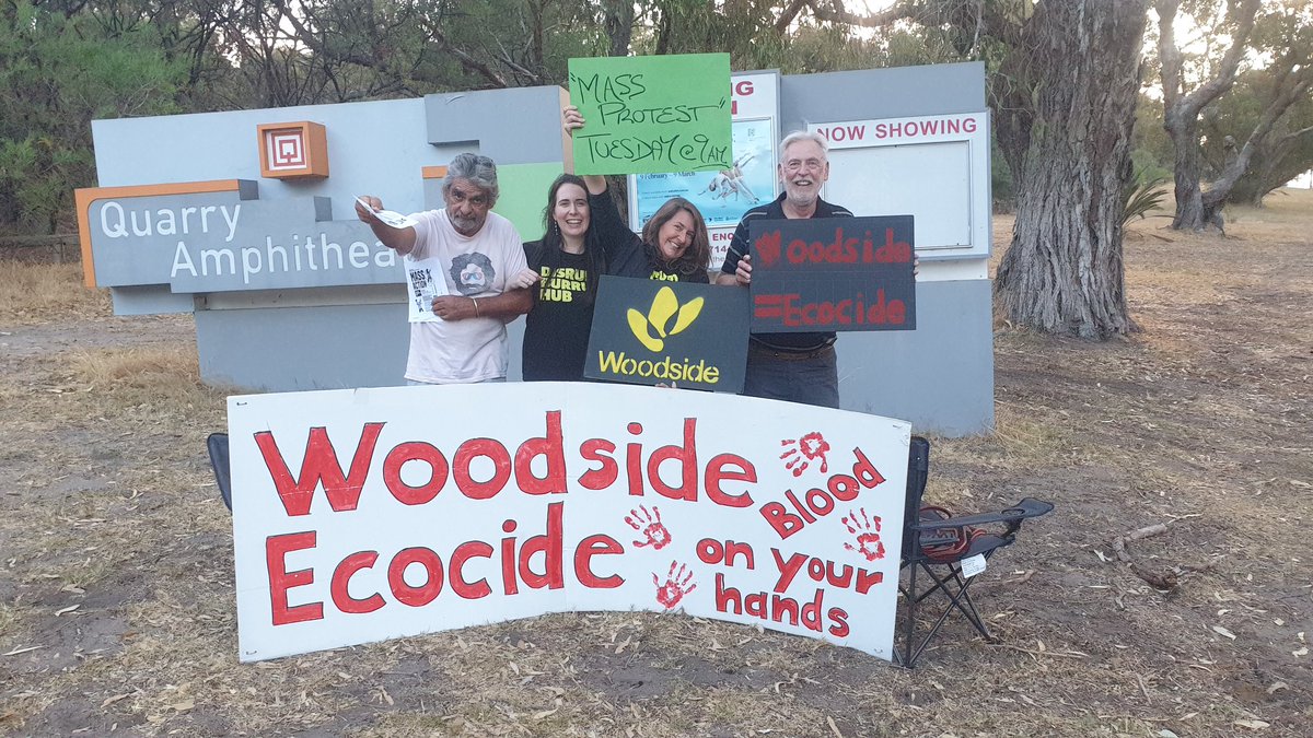 Time for @WABallet to bring down the curtain on @WoodsideEnergy no amount of social licence can excuse the ecocide that you knowingly cause #StopScarboroughGas @BURRUPHUB @350Perth @GreenpeaceAP