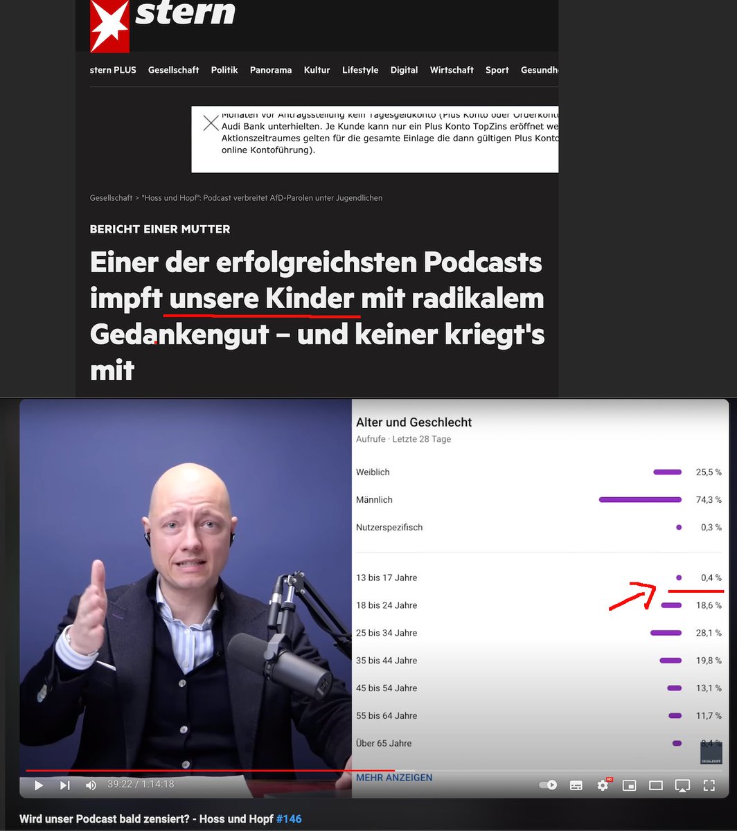 Ich habe mir heute zum ersten Mal eine Folge von „Hoss und Hopf“ angeschaut und zwei verständige, souveräne Männer erlebt, die die Erfahrungen, die sie in unserem Land machen auf Basis reflektierter Werte diskutieren, wobei sie mit in der Vergangenheit gemachten (wenigen)