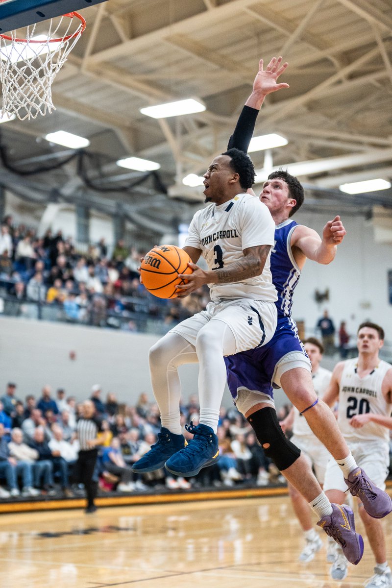 jcusports's tweet photo. MBB: #1 John Carroll came alive in the second half to catapult past Capital on Senior &amp; Graduate Day 🏀

Full game recap: 
📰 https://t.co/SFX0SLTprF https://t.co/um3f3yime5