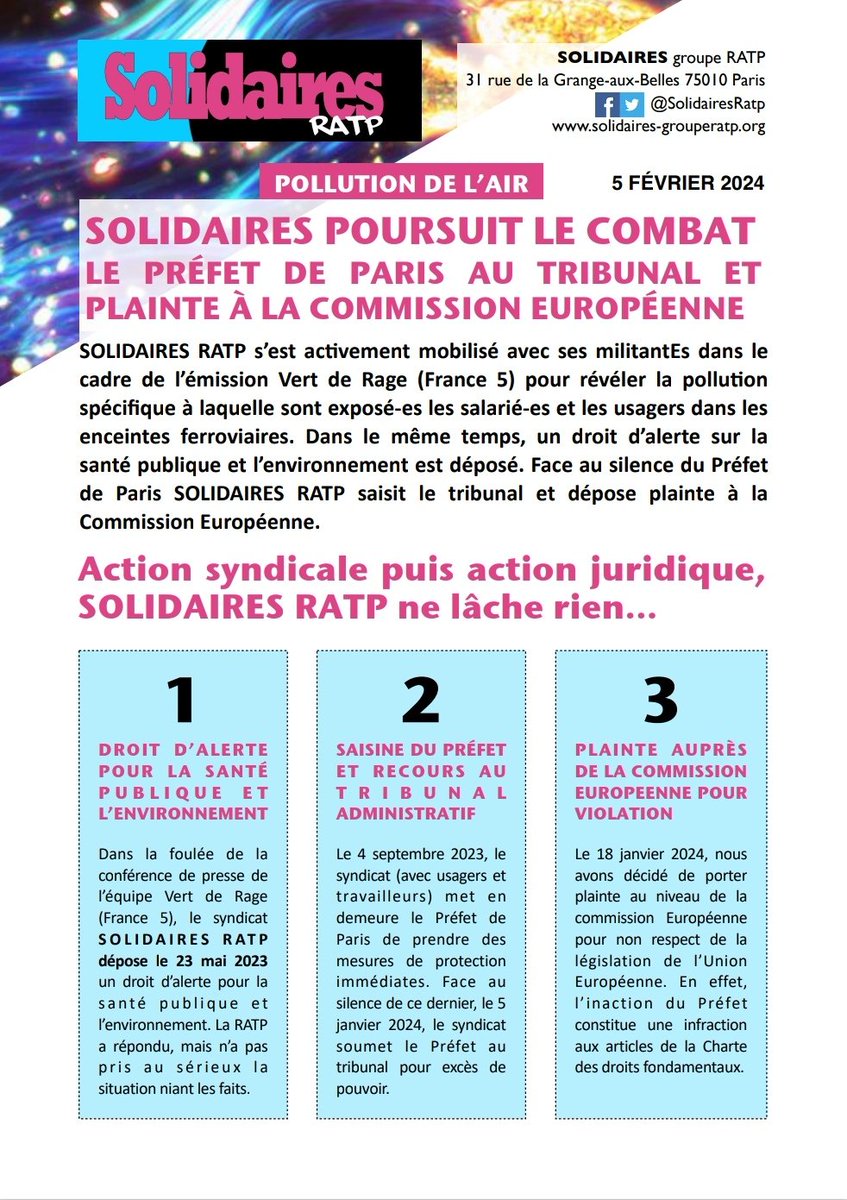 Solidaires RATP tweet media
