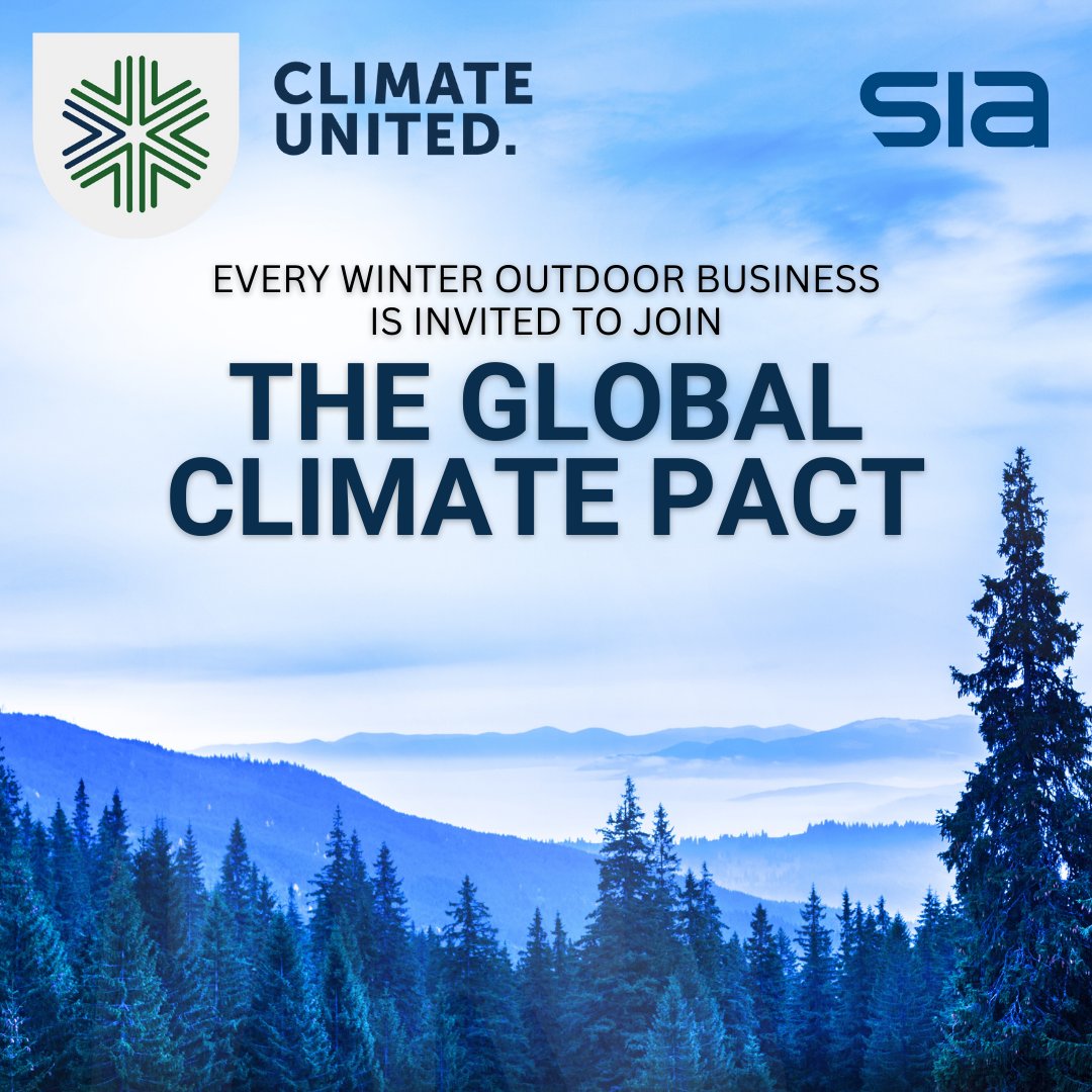 As a winter outdoor industry, we are publicly formalizing our commitment and building global unity with our peers to address climate change and signal our commitment to a net-zero-carbon emissions future. Learn more and sign up to join us at snowsports.org/climate-tools/….