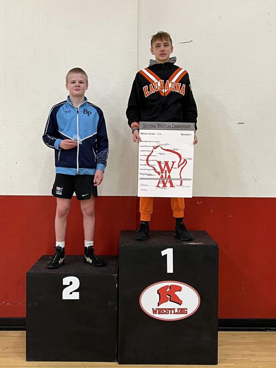 106 pounds Braeden Hamill 🥈#GoingToState