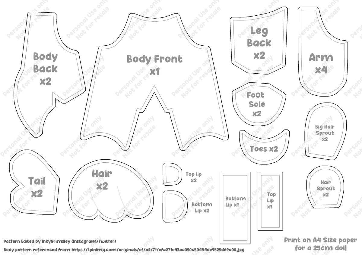 inkygrimsley's tweet photo. 🐥 Aniteez Bbyongming (Mingi) Plush Pattern 🐥

⚠️ Personal use only, please do not sell or redistribute this pattern or dolls made with it, as to respect the rules of the original referenced patterns. 

I have also included a guide to assemble the 3D beak. https://t.co/ZJQEmxSf6u