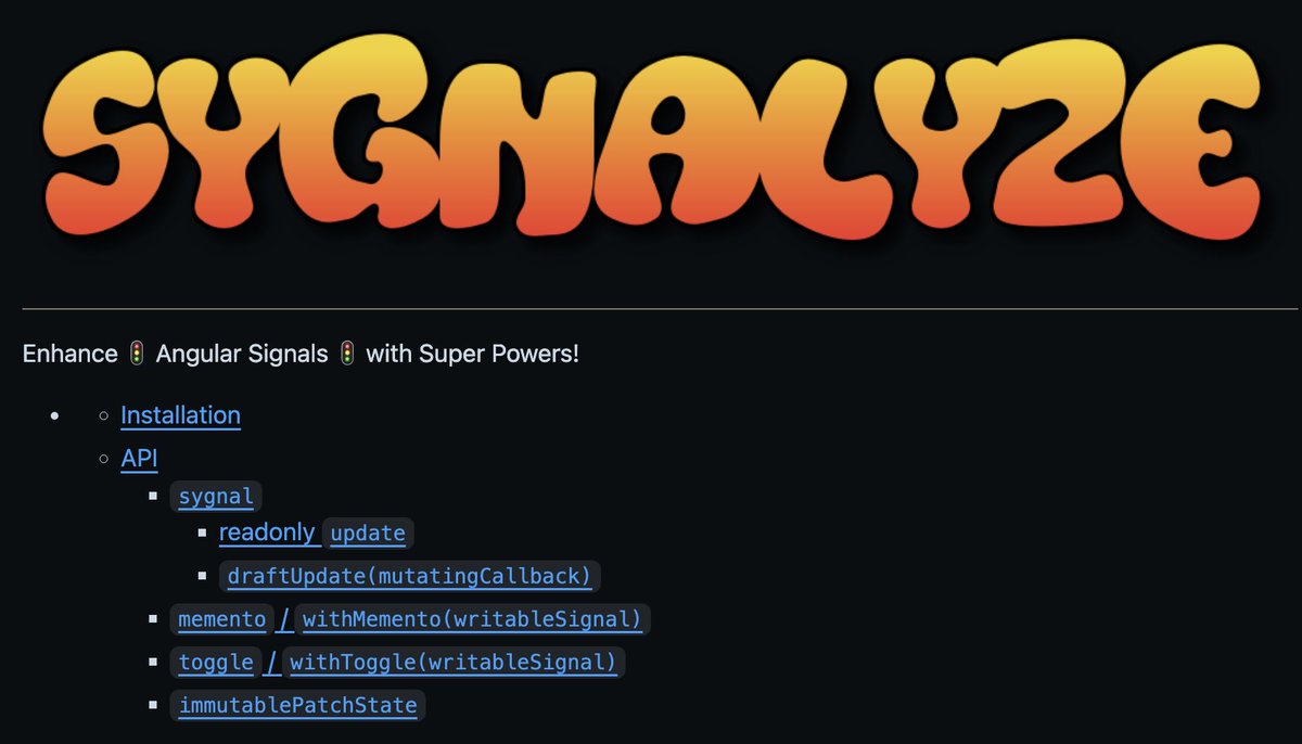 tomasz_ducin's tweet image. hey #angular fam, things are getting serious!
github. com/ducin/sygnalyze