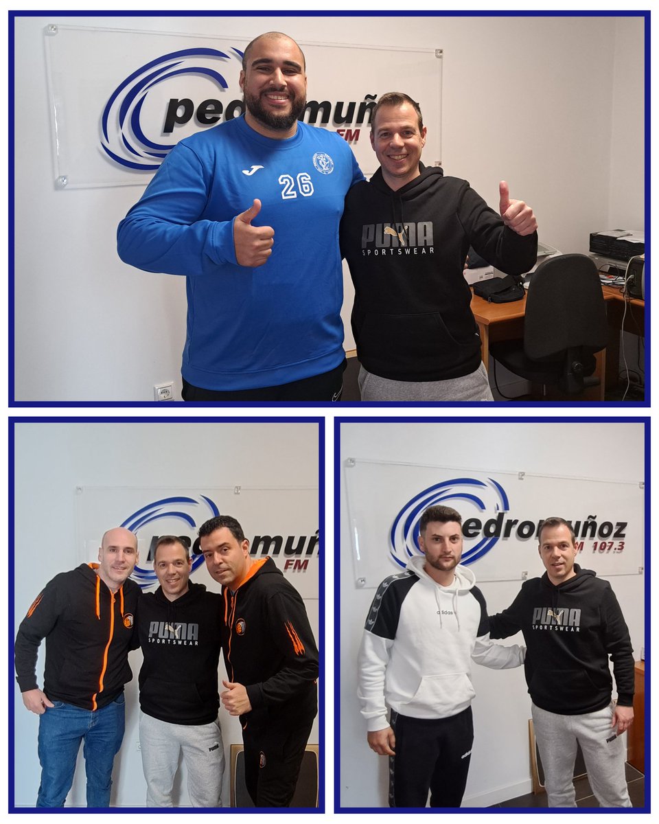 📻🎧 PODCAST 17/2
<a href="/pmunozdeportivo/">Pedro Muñoz Deportivo</a>  <a href="/pedromunozfm/">pedromuñoz FM, 107.3</a> <a href="/Moyatovic/">José Antonio Moya</a>

▶️ go.ivoox.com/rf/124429610

🎙 🤾🏻‍♂️ MIGUEL CAMPELO (Kiriko <a href="/DtvoRetamar/">Deportivo Retamar</a>). MINUTO 15.
🎙🏀 JOSÉ MARÍA GUILLAMÓN Y JOSÉ VICENTE SÁNCHEZ (Esc. Baloncesto P. Muñoz). MINUTO 36.
🎙⚽️ JONA FRAILE (At. Pedro Muñoz). MINUTO 62.