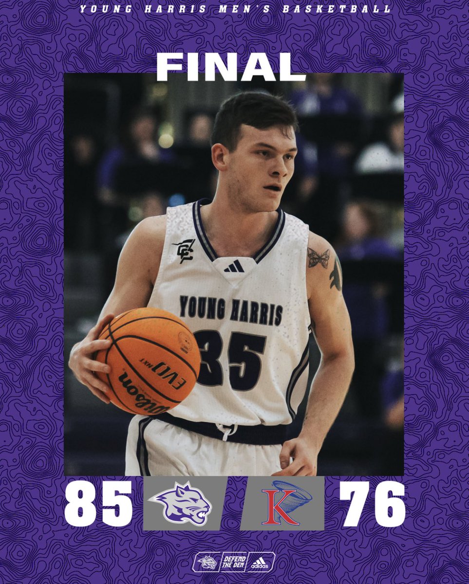 YHC Athletics (@yhcathletics) on Twitter photo MBB| FINAL| @YoungHarrisMBB 85, <a href="/KingAthletics/">King Athletics</a> 76! #DefendTheDen
π£οΈππ¦π₯π¨ MBB| FINAL| @YoungHarrisMBB 85, <a href="/KingAthletics/">King Athletics</a> 76! #DefendTheDen
π£οΈππ¦π₯π¨