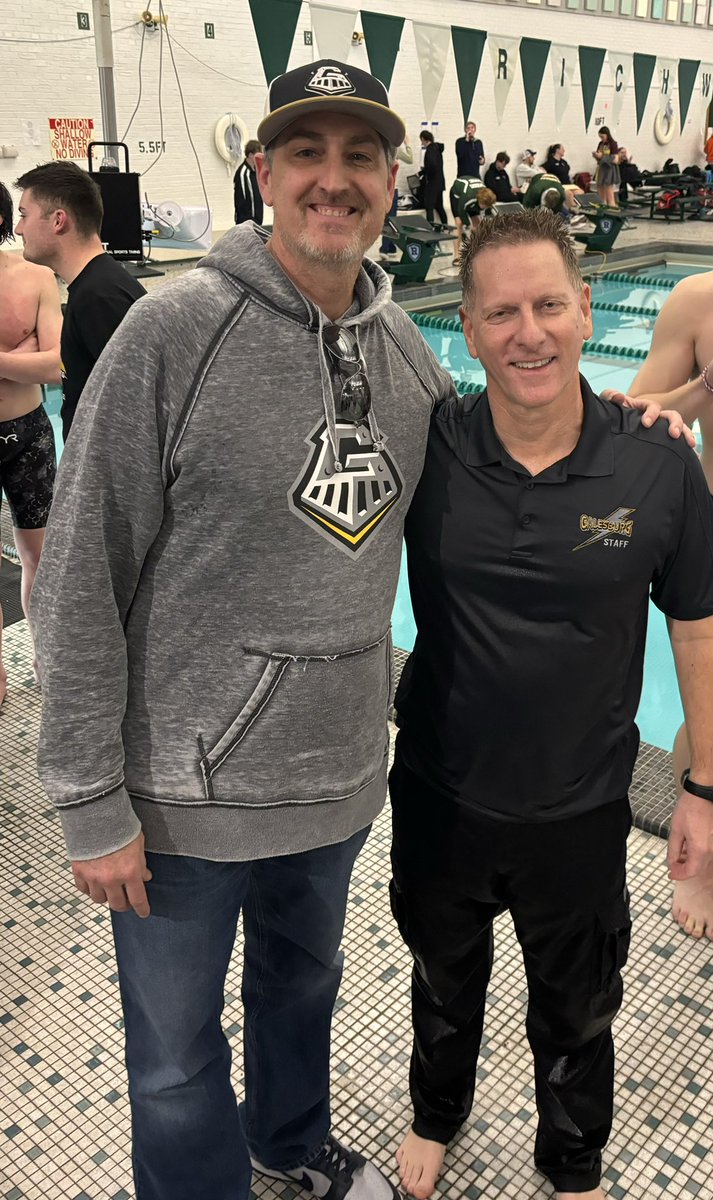 Congrats to Coach VanHootegem on being named the IHSA Sectional swimming coach of the year. Undefeated regular season, WB6 Conf champs and Sectional champs - what a season. #streaksnation