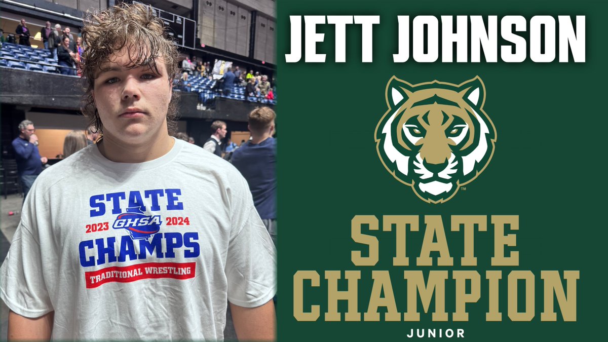 Jett Johnson finishes a perfect season as a STATE CHAMPION!!! Jett is one of the hardest working kids in the weight room and it showed all season. You earned every bit of the success you achieved this year, well done Jett!!