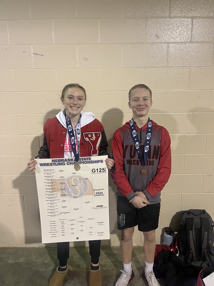 yutancoach's tweet photo. Yutan’s State wrestling medalists! #jordyncamp30 https://t.co/Bgr33WpqeC
