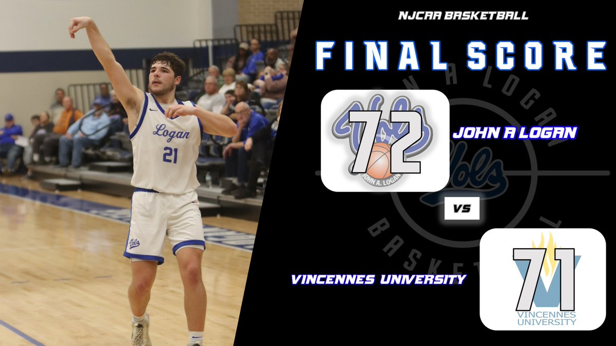 🚨Final Score🚨
VOLS WIN 72-71 against #4 Vincennes University!

#TheLoganWay🔵⚪️