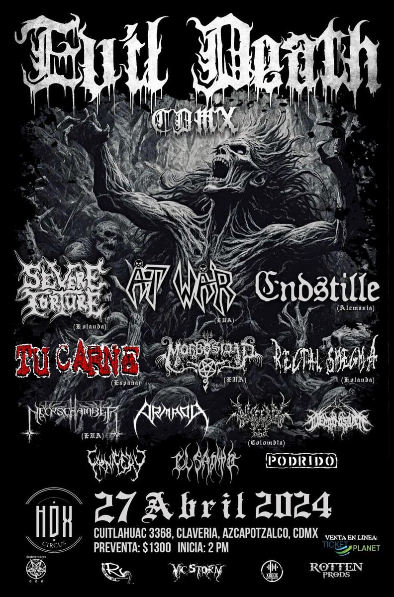 BBeat105's tweet photo. Marraneitors – Me Enamoré En La Cola De Las Tortillas
Rectal Smegma – Goregrind Graveyard
Alien Fucker – Rxpe It, Waste It, Taste It

#MxMFTheMetalFest 
@CACIQUEMx 

#EvilDeath

#LasCarnitasDeBlastBeat

#StayBlast
#BlastBeat105 https://t.co/DkNlhajeIK