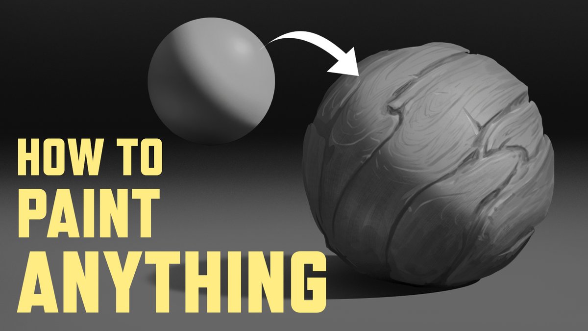 forrestimel's tweet photo. I made a new video on how I paint/render materials. I get asked about this A LOT on stream and finally sat down and explained everything I think about when painting and how I think it can be applied to all materials. https://t.co/Pek6Ka6CMm