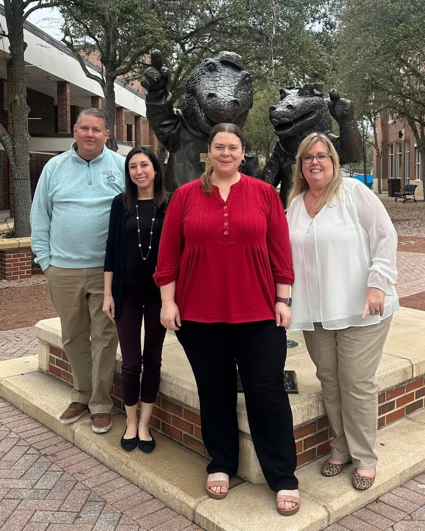 FPRA Jacksonville was well represented at today’s FPRA state board meeting in Gainesville.

We are grateful for these leaders, Andrea Siracusa, Chelsea Kavanagh, Chris Gent and Trish Kapustka, for the professional expertise they share with our colleagues in the profession.