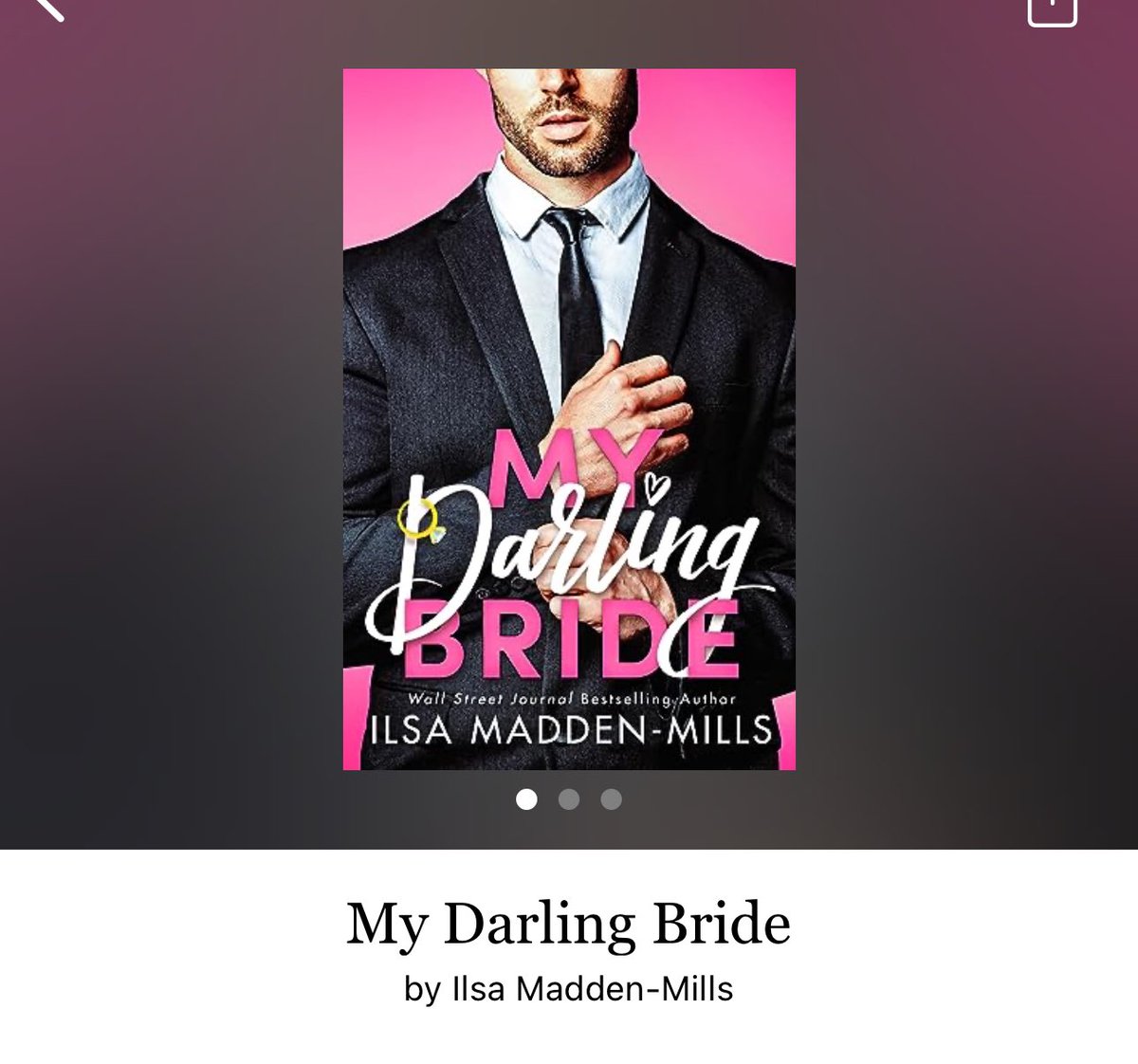 My Darling Bride by Isla Madden-Mills 

#MyDarlingBride by #IslaMaddenMills #5934 #34chapters #327pages #83of400 #83for21 #audiobook #kindleunlimited #NewRelease #9houraudiobook #EmmalineAndGraham #january2024 #clearingoffreadingshelves #whatsnext #readitquick