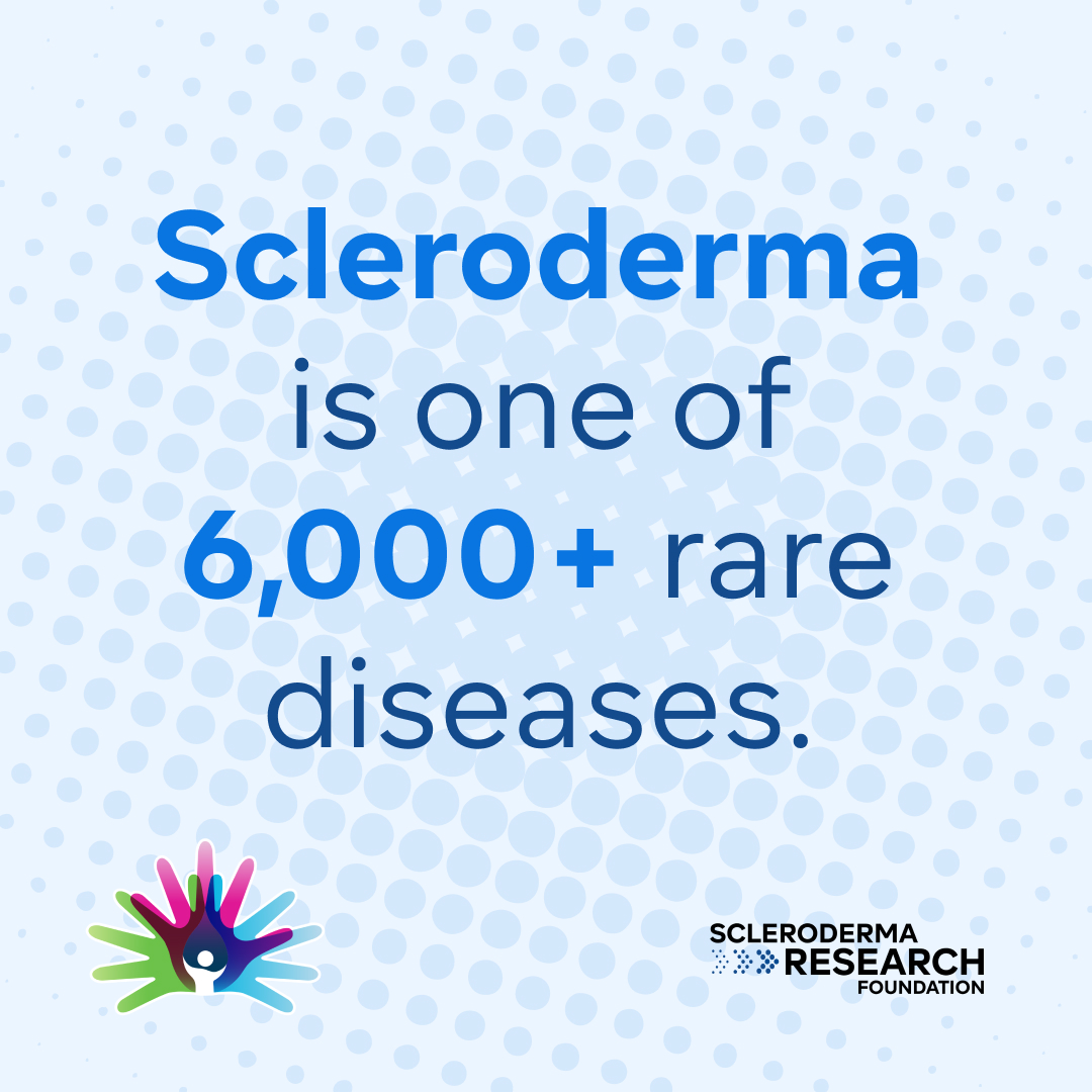 The rarest day of the year is coming up—February 29th is both a #LeapDay and this year's #RareDiseaseDay! Help us raise awareness in the coming days of rare diseases, like #scleroderma—one of over 6,000+ diseases identified as rare.