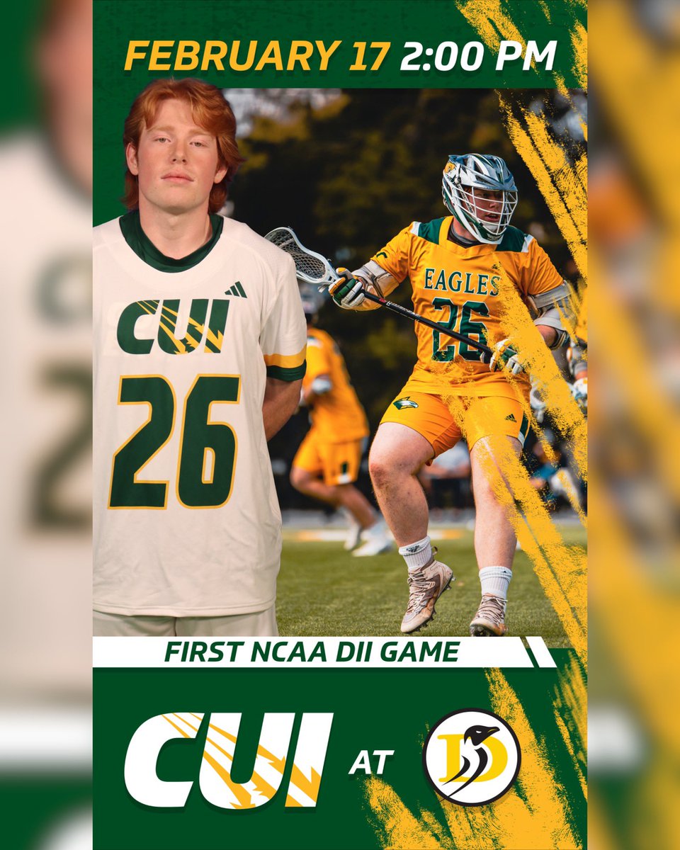 Concordia Lacrosse (@cuilax) on Twitter photo 🚨 Season Opener 🚨
🆚 <a href="/dominicanlax/">Dominican Lacrosse</a>
⏰ 2:00pm PST
🎥 play.spiideo.com/games/102485ae…
#battleforcalifornia #goldenera #onthehunt 🚨 Season Opener 🚨
🆚 <a href="/dominicanlax/">Dominican Lacrosse</a>
⏰ 2:00pm PST
🎥 play.spiideo.com/games/102485ae…
#battleforcalifornia #goldenera #onthehunt