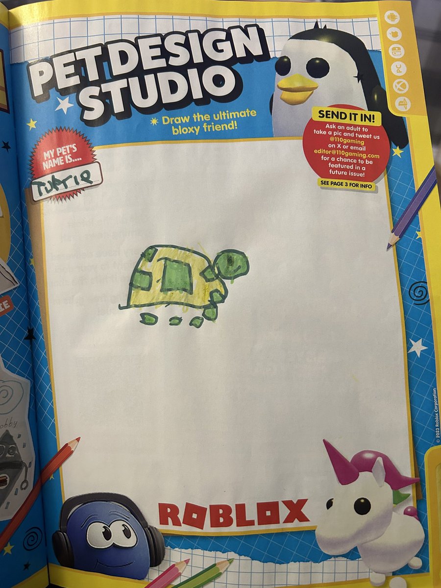 pippyG's tweet photo. @110Gaming Entry by Grayson Roscoe Age 6 https://t.co/E0mr2OxwKd