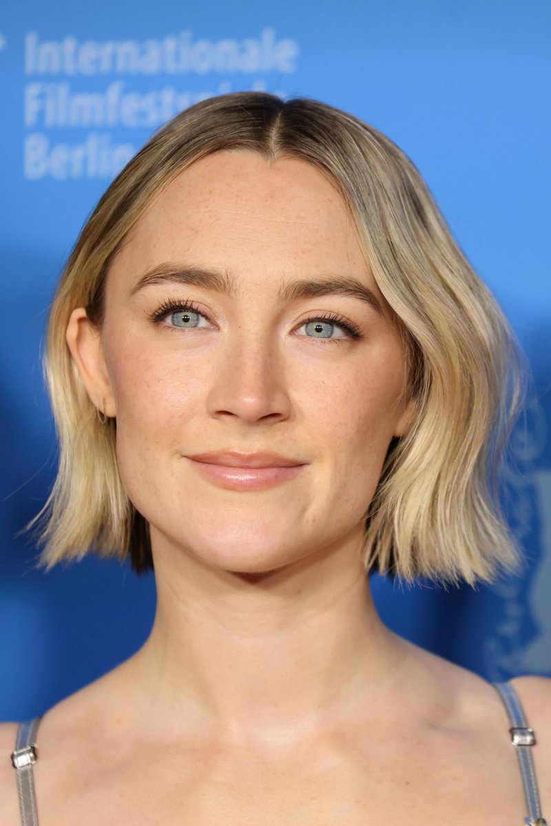 Saoirse Ronan attends 'The Outrun' premiere during the 74th Berlinale International Film Festival today.