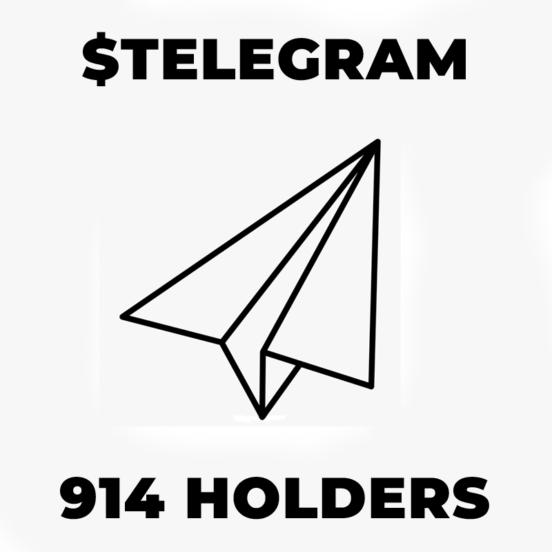Gratitude to everyone, this is just the BEGINNING, we are growing non-stop, because WE USE TELEGRAM, and without it none of this would be happening.

Website: tgonsolana.com
Twitter: x.com/soltelegram
Telegram: t.me/teleportalsol

#Telegram #Solana #memecoin