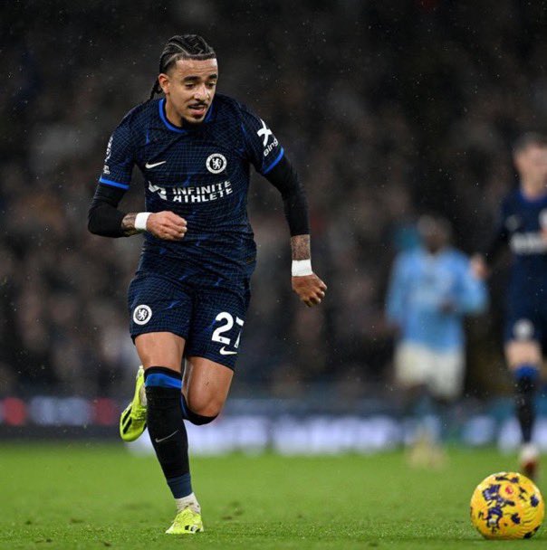 willreyner's tweet image. Malo Gusto created more big chances than Kevin De Bruyne today. 

Locked up Doku, unreal in possession, works so hard on the right flank. 

20 years old. One of the best in the league already.