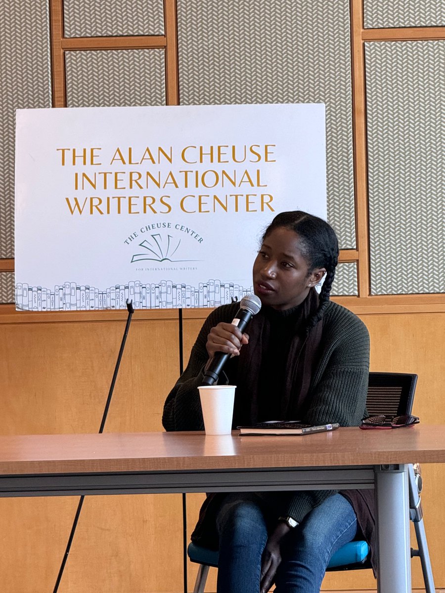 Thank you Victoria! @Cheuse center @naravive Thank you! What a day we had on 2/5 with @victoriaadukwei ! Come back soon! Thank you @TheLannanCenter @AAKnopf makes beautiful books!