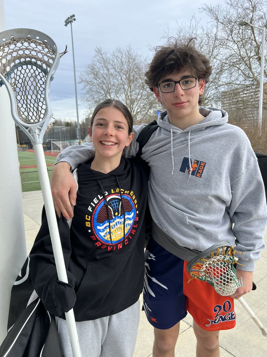 Lacrosse is definitely a family affair! Whether it’s your Dad helping you win the MVP 😉 or a brother-sister MVP duo. Thanks to all the BC families who play lacrosse.