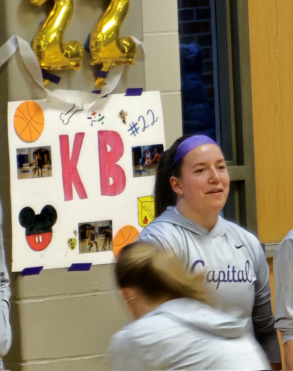 WilsonKristy0's tweet photo. Happy Senior Day, @Katieburkie22! @CapitalWBB @cap_athletics https://t.co/I59EzbG15b