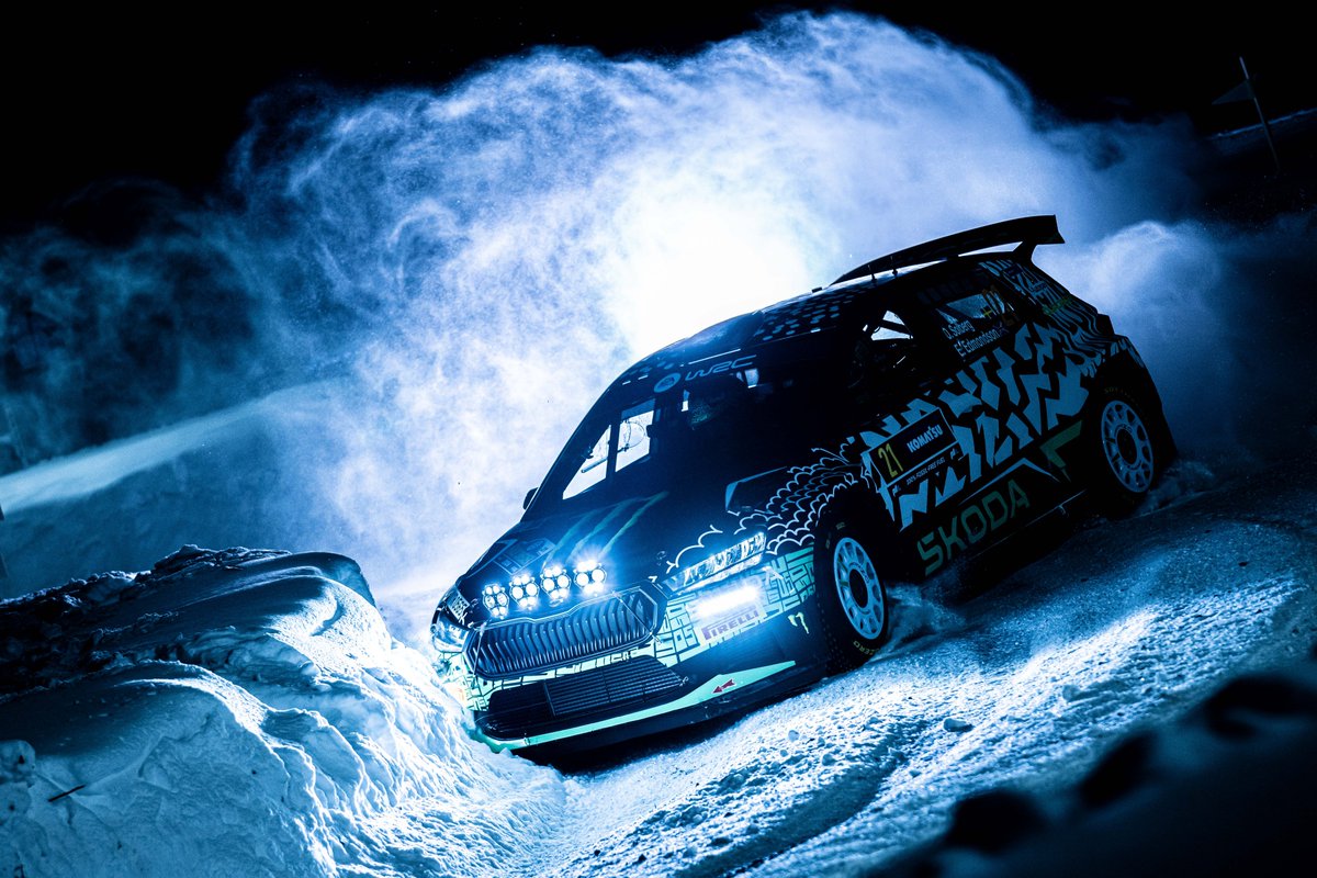 toksportwrt's tweet photo. another day another slay โจ @oliversolberg01 & @EAERallying keep the amazing speed and WRC2 lead in Sweden ๐ธ๐ช
#ToksportWRT #SkodaFabiaRSRally2 #SkodaMotorsport #EvolutionOfSuccess #WRC #RallySweden https://t.co/XXc3rfhHLN