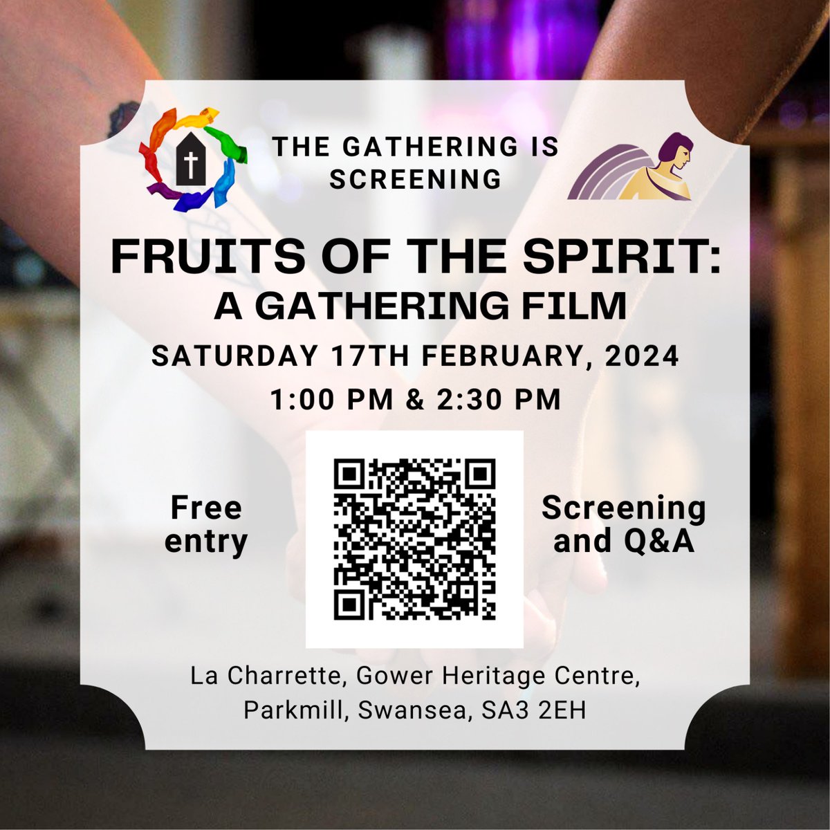 Ruth Eleri Rowan (@eleriruth) on Twitter photo Despite the ferocious rain, <a href="/TheGatheringCDF/">The Gathering 🏳️🌈</a> had a wonderful day at <a href="/GowerHeritage/">GowerHeritageCentre</a> screening Fruits of the Spirit in the smallest cinema in Wales!
Profound conversations, and a real sense of God's love for the LGBTQ+ community from both audiences. The Spirit is moving ❤️ Despite the ferocious rain, <a href="/TheGatheringCDF/">The Gathering 🏳️🌈</a> had a wonderful day at <a href="/GowerHeritage/">GowerHeritageCentre</a> screening Fruits of the Spirit in the smallest cinema in Wales!
Profound conversations, and a real sense of God's love for the LGBTQ+ community from both audiences. The Spirit is moving ❤️
