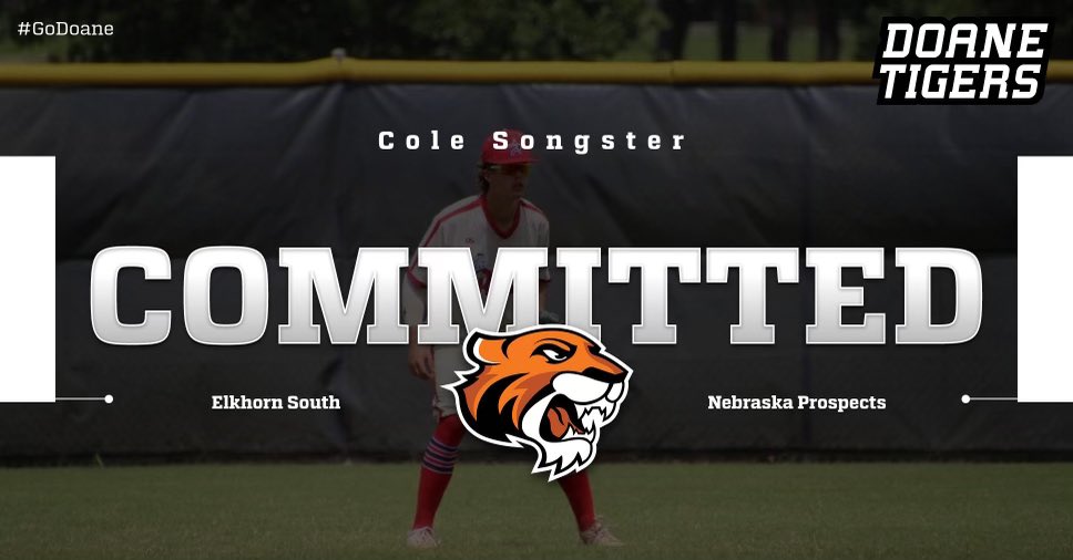 Cole Songster (@songstercole) on Twitter photo I am excited to announce my commitment to Doane to further my academic and athletic careers. I would like to thank God, my family, and coaches who have supported me along the way! <a href="/DoaneBaseball/">Doane Baseball</a> <a href="/ESHS_Baseball/">Elkhorn South HS Storm Baseball</a> <a href="/elliottengle/">ELLIOTT ENGLE</a> I am excited to announce my commitment to Doane to further my academic and athletic careers. I would like to thank God, my family, and coaches who have supported me along the way! <a href="/DoaneBaseball/">Doane Baseball</a> <a href="/ESHS_Baseball/">Elkhorn South HS Storm Baseball</a> <a href="/elliottengle/">ELLIOTT ENGLE</a>