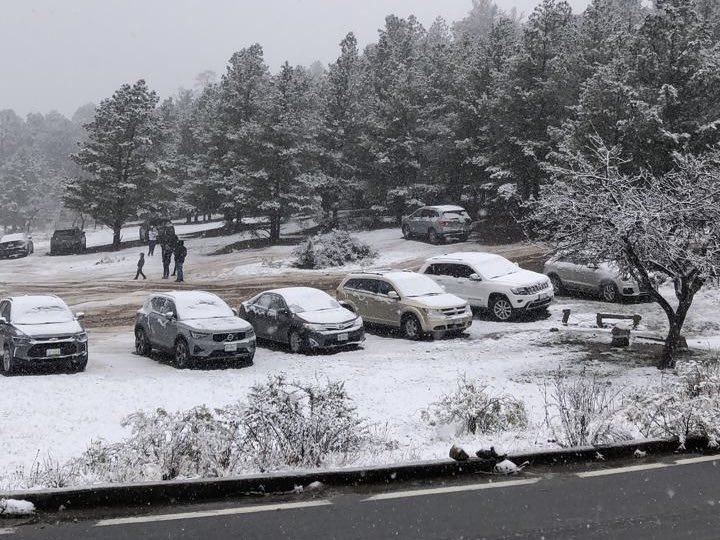 nSaltillo's tweet photo. Se pinta de blanco Cañón Los Oyameles ante el Frente Frío N 35

Arteaga, Coahuila - La mañana de este sábado el cañón de Los Oyameles se pintó de blanco, luego de que se registrara nieve y aguanieve durante la presencia del frente frío número 35 que mantiene los cero grados centígrados en la zona. 

De acuerdo a la Dirección de Protección Civil de Arteaga, fue desde las primeras horas del día cuando se registró aguanieve en el cañón y otras partes altas de la Sierra, pronosticado por parte del Servicio Meteorológico Nacional.