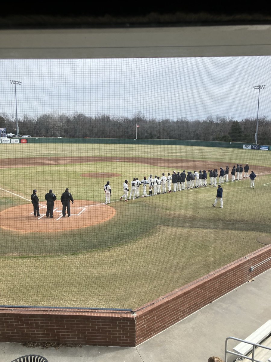 Yes indeed, it’s time for Rogers State Univ. Baseball bs McKendree Univ. From Illinois. 33 degrees with a wind chill of 21. Let’s play NINE and throw STRIKES!!