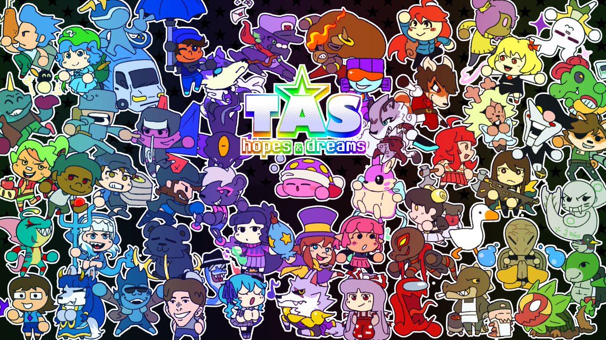 The TAS5 major online community tournament for Rivals of Aether Workshop is tomorrow! I've had the honor of making a promotional graphic featuring the entire playable roster for the event! If that sounds interesting to you, make sure to sign up!!